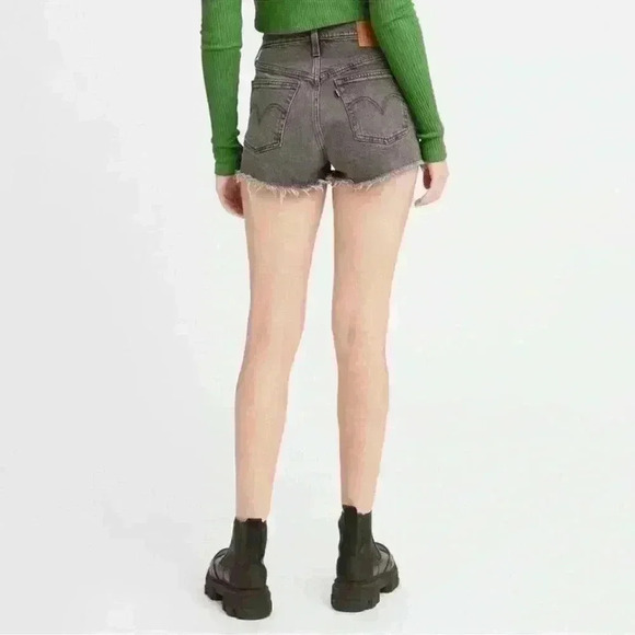 Levi’s 501 Denim Charcoal Shorts - Picture 1 of 6